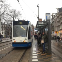 Photo taken at Tram- en Bushalte Westermarkt by Menno J. on 1/10/2018