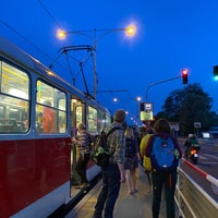Photo taken at Dvorce (tram, bus) by Menno J. on 5/13/2022