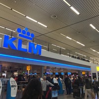 Photo taken at KLM Check-in by Menno J. on 8/17/2018