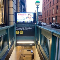 Photo taken at MTA Subway - Prince St (R/W) by Menno J. on 3/8/2022