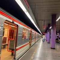Photo taken at Metro =B= Zličín by Menno J. on 5/13/2022