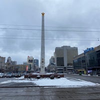 Photo taken at Halytska Square by Menno J. on 1/23/2022