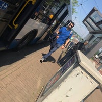 Photo taken at Tram- en Bushalte Azartplein by Menno J. on 5/14/2018
