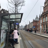 Photo taken at Tramhalte Van Baerlestraat by Menno J. on 4/12/2018