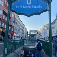 Photo taken at U Karl-Marx-Straße by Menno J. on 8/5/2020