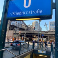 Photo taken at U Friedrichstraße by Menno J. on 8/6/2020