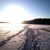 Photo taken at Jollaksen ranta by Hanna M. on 1/23/2013