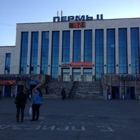 Photo taken at Perm-2 Train Station by Лена С. on 5/11/2013