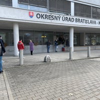 Photo taken at OÚ Bratislava, katastrálny odbor by Matej H. on 3/9/2021