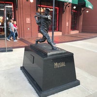 Photo taken at Stan Musial Statue at Busch Stadium by Greg on 9/10/2018
