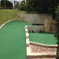 Photo taken at Embassy Miniature Golf by Greg on 6/21/2014