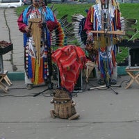 Photo taken at Площадь у к/т Орбита by Anna S. on 9/29/2013