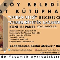 Photo taken at Caddebostan Kültür Merkezi by Kadıköy Belediyesi on 2/1/2013