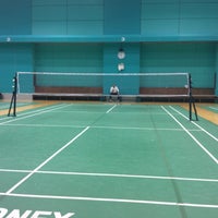Photo taken at RBSC Badminton Court by Glory Glory P. on 1/19/2013