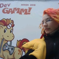 Photo taken at DevGAMM 2016 Minsk by Helen Allien P. on 11/11/2016