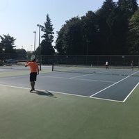 Photo taken at Lower Woodlands Tennis Courts by Wenyan Z. on 7/29/2018