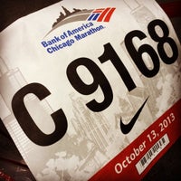 Photo taken at 2013 Bank Of America Chicago Marathon Expo by Chris H. on 10/11/2013