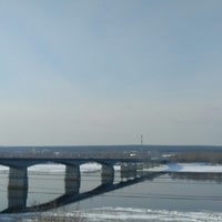 Photo taken at Коммунальный мост by Vyacheslav P. on 4/2/2018