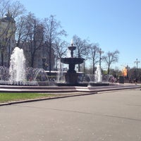 Photo taken at Pushkinskaya Square by Dmitriy S. on 5/7/2013