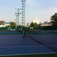 Photo taken at Keerasap Tennis Court by Ju P. on 2/3/2016