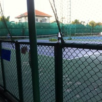 Photo taken at Keerasap Tennis Court by Ju P. on 12/26/2015