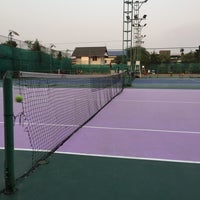 Photo taken at Keerasap Tennis Court by Ju P. on 3/4/2017