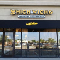 Photo taken at Which Wich? Superior Sandwiches by Emily M. on 7/21/2013