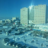 Photo taken at Гостиница Сибирь by Виталий Ц. on 1/15/2014