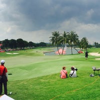 Photo taken at HSBC Women&amp;#39;s Champions 2014 World Suite by Monica A. on 3/8/2015