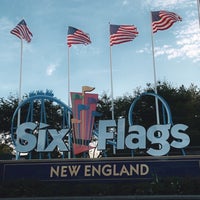 Photo taken at Six Flags New England by Meshal on 8/14/2022
