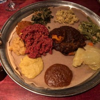 Photo taken at Meskerem Ethiopian Restaurant by Cat J. on 8/16/2018