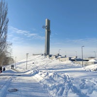 Photo taken at Монумент «Журавли» by Andre S. on 1/5/2022