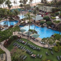 Photo taken at Marriott&amp;#39;s Maui Ocean Club  - Lahaina &amp;amp; Napili Towers by Chris T. on 4/14/2013