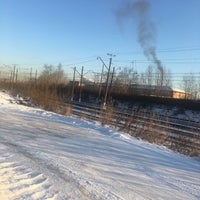 Photo taken at Ж/д станция «Электродепо» by Валерка 😉 М. on 2/7/2017