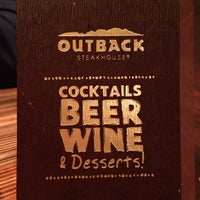 Photo taken at Outback Steakhouse by Jill H. on 1/24/2014
