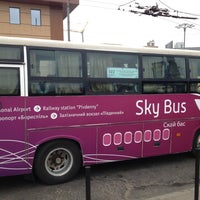 Photo taken at Sky Bus by Alex I. on 5/5/2013