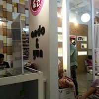Photo taken at Ando &amp; Yun, Korean Hair Boutique by Teddy L. on 1/17/2013