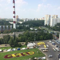 Photo taken at Остановка «Метро Молодёжная» by Alex K. on 7/30/2016