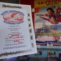 Photo taken at Pacific Skydiving Honolulu by Minseok P. on 11/25/2016