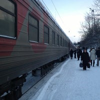 Photo taken at Поезд №021Ч/022Ч Мурманск – Санкт-Петербург by Олег Baryk Ш. on 2/27/2013