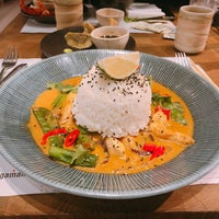Photo taken at wagamama by Robert W. on 1/2/2019
