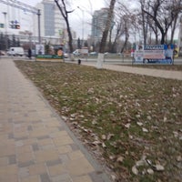 Photo taken at Аллея в честь 70-летия Победы by Алла Ш. on 11/30/2017