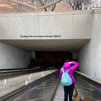 Photo taken at Woodley Park-Zoo/Adams Morgan Metro Station by HPY48 on 2/25/2023