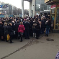 Photo taken at metro Prospekt Prosvescheniya by Roman  G. on 4/16/2013