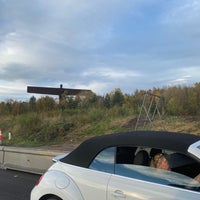 Photo taken at Angel of the North by Spencer N. on 10/30/2022