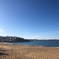 Photo taken at Plage de Saint-Jean-de-Luz by Val S. on 1/6/2023