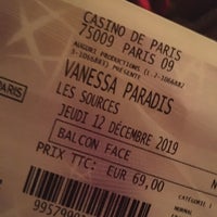 12/12/2019 tarihinde Val S.ziyaretçi tarafından Casino de Paris'de çekilen fotoğraf