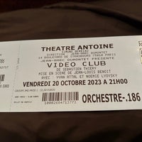 Photo taken at Théâtre Antoine by Val S. on 10/20/2023