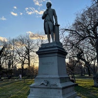 Photo taken at Alexander Hamilton Statue by Varshith A. on 3/26/2021