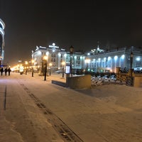 Photo taken at Площадь Тукая by Гулюса Г. on 1/20/2018